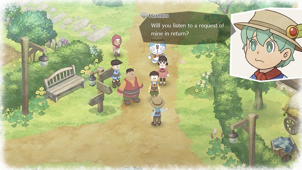Review Doraemon Story of Seasons, Harvest Moon Bertema Doraemon